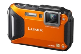 Panasonic DMC-FT5EG9-D Lumix Digitalkamera (7,5 cm (3 Zoll) LCD-Display MOS-Sensor, 16,1 Megapixel, 4,6-fach opt. Zoom, microHDMI, USB, bis 13m wasserdicht) orange - 1